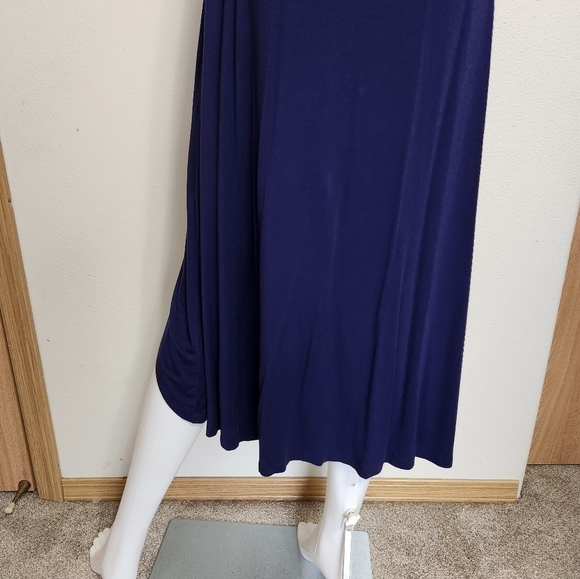 Navy blue Cable & Gauge maxi dress size xs - Picture 8 of 10